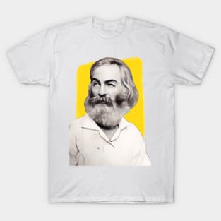 American Poet Walt Whitman illustration T-Shirt